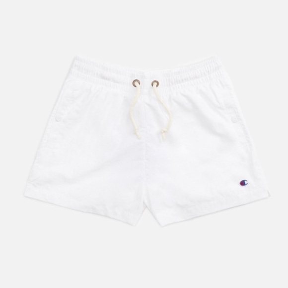 NWT Champion Reverse Weave Lined Shorts in White - Picture 1 of 9